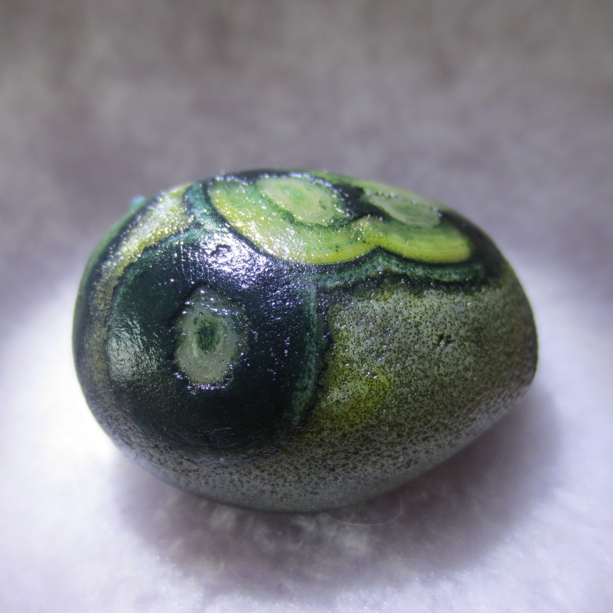 natural thumb eye gobi agate desert raw stone mineral (m120)