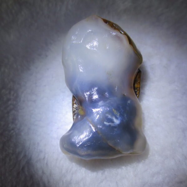 natural thumb eye gobi agate desert raw stone mineral (m121)