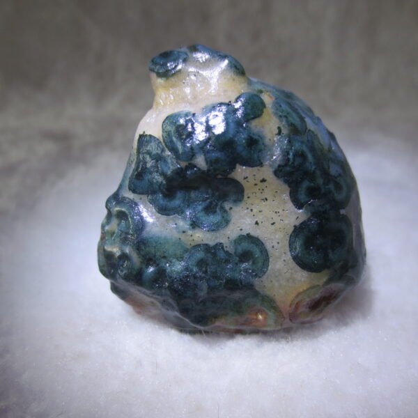 natural thumb eye gobi agate desert raw stone mineral (m123)