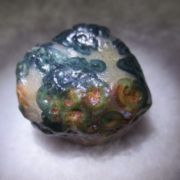 natural thumb eye gobi agate desert raw stone mineral (m123)