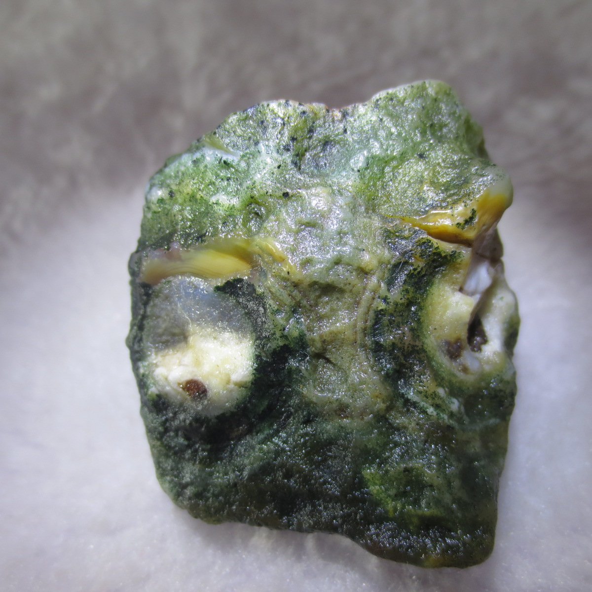 natural thumb eye gobi agate desert raw stone mineral (m125)