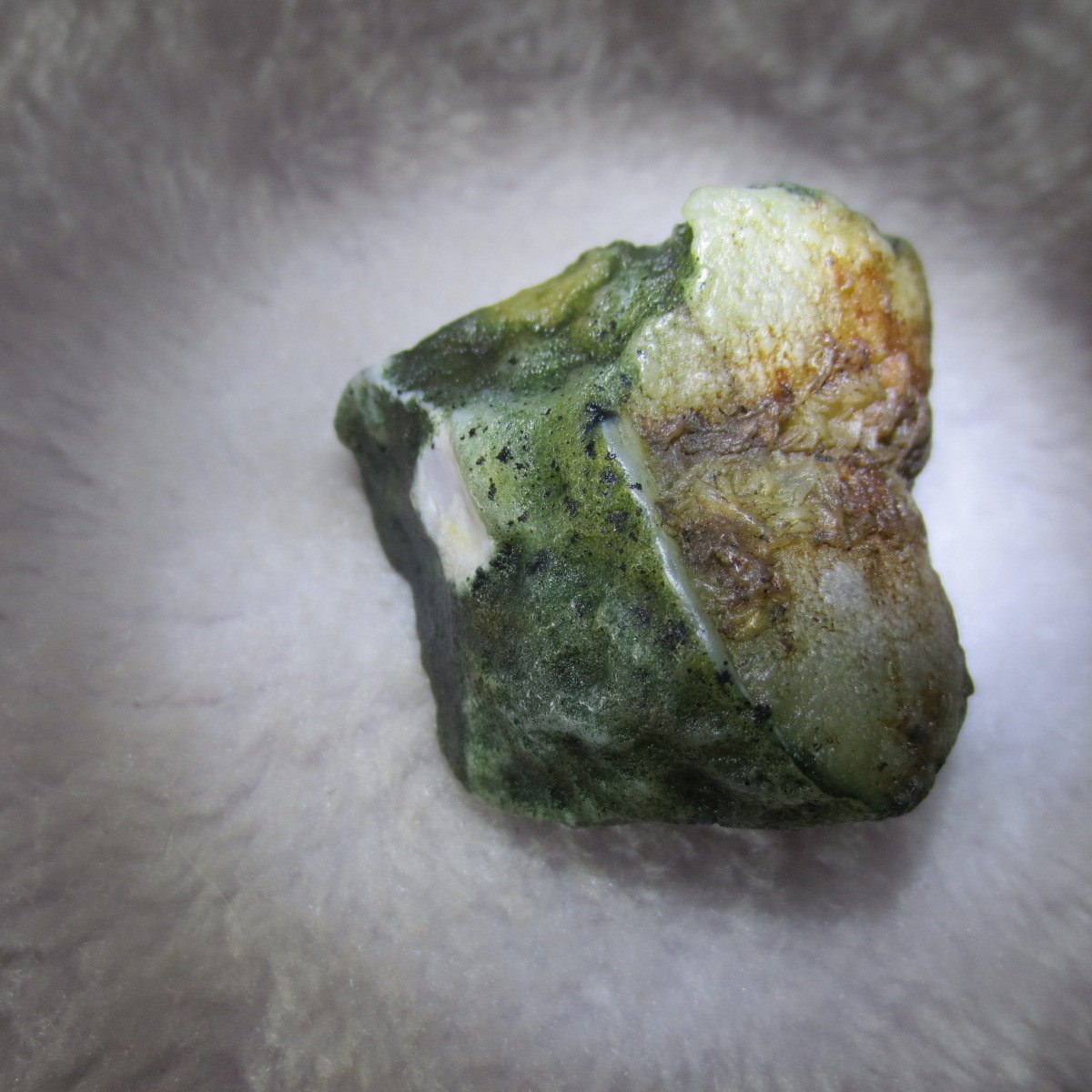 natural thumb eye gobi agate desert raw stone mineral (m125)