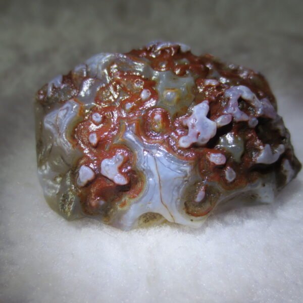 natural thumb eye gobi agate desert raw stone mineral (m126)