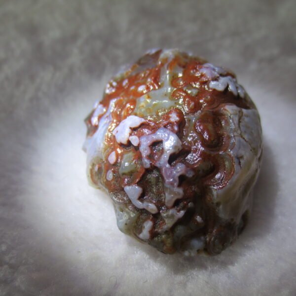 natural thumb eye gobi agate desert raw stone mineral (m126)