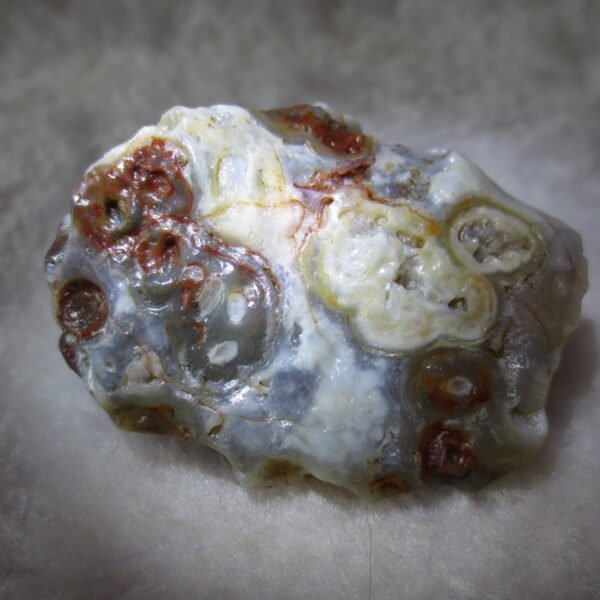 natural thumb eye gobi agate desert raw stone mineral (m126)