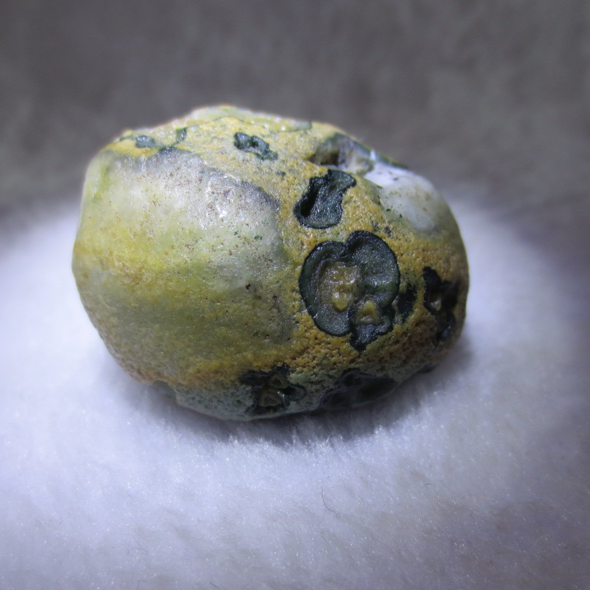natural thumb eye gobi agate desert raw stone mineral (m127)