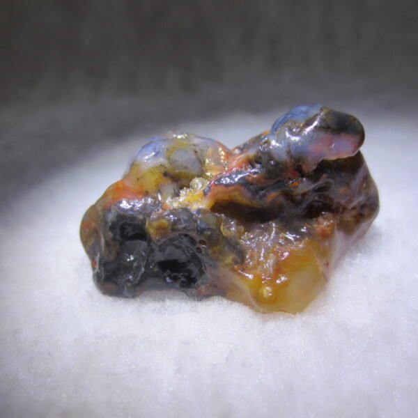 multi color gobi flower agate raw stone natural botryoidal desert agate specimen (k146)