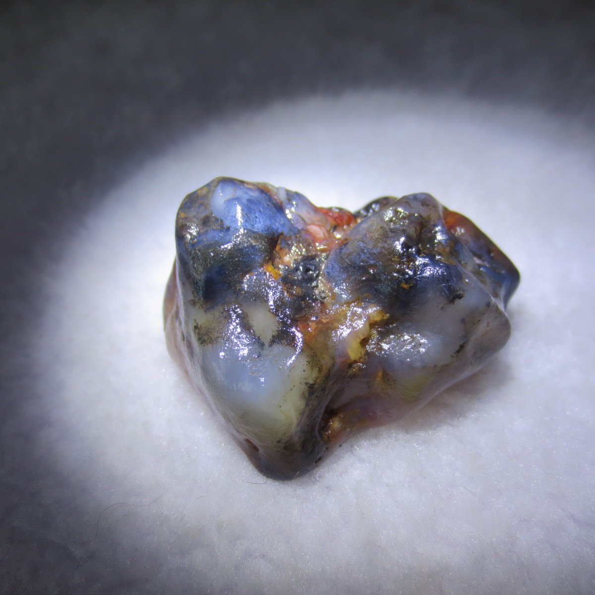 multi color gobi flower agate raw stone natural botryoidal desert agate specimen (k146)