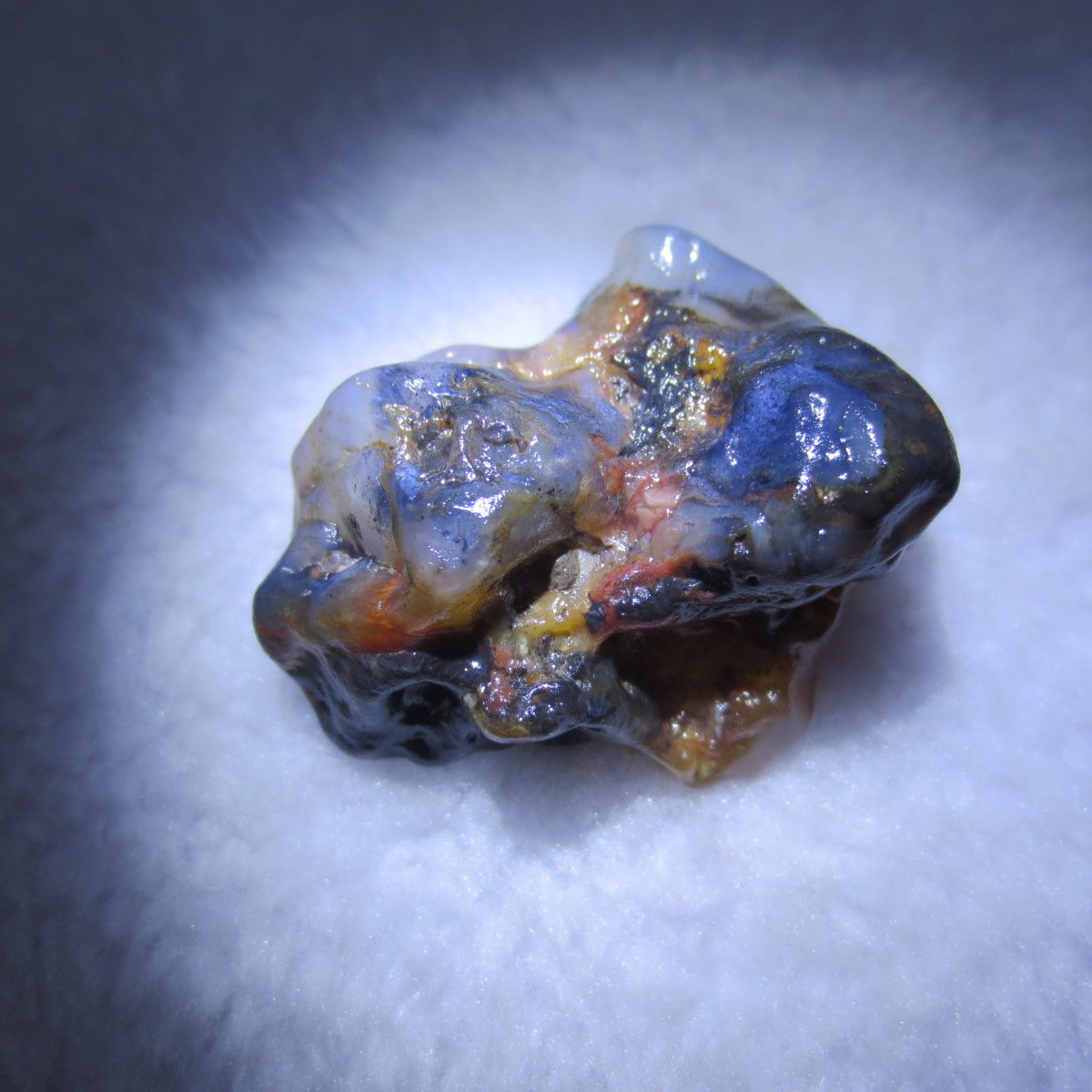 multi color gobi flower agate raw stone natural botryoidal desert agate specimen (k146)
