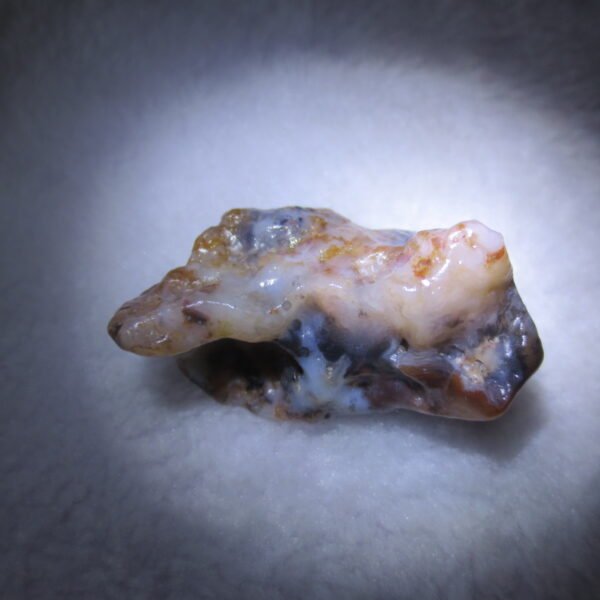 multi color gobi flower agate raw stone natural botryoidal desert agate specimen (k128)