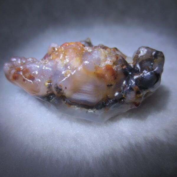 multi color gobi flower agate raw stone natural botryoidal desert agate specimen (k121)