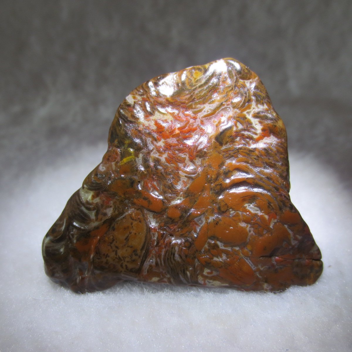 multi color gobi flower agate raw stone natural botryoidal desert agate specimen (k98)