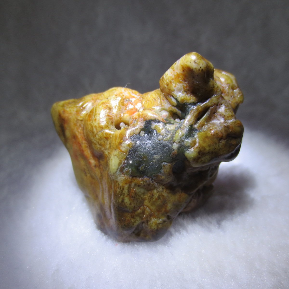 multi color gobi flower agate raw stone natural botryoidal desert agate specimen (k92)