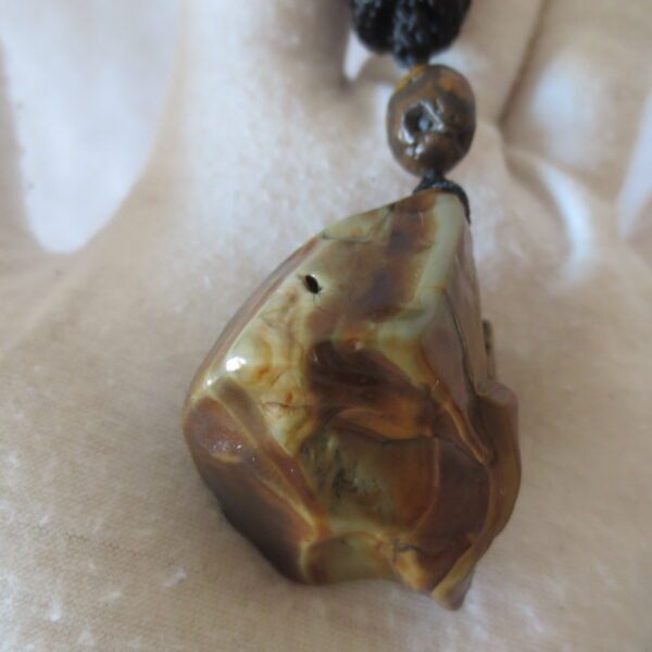 natural gobi agate pendant healing crystal jewelry (d122)