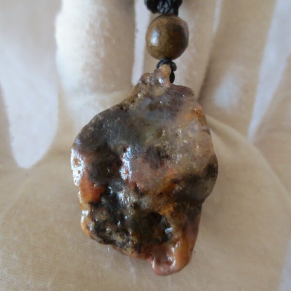natural gobi agate pendant healing crystal jewelry (d123)