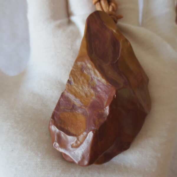 natural gobi agate pendant healing crystal jewelry (3438)