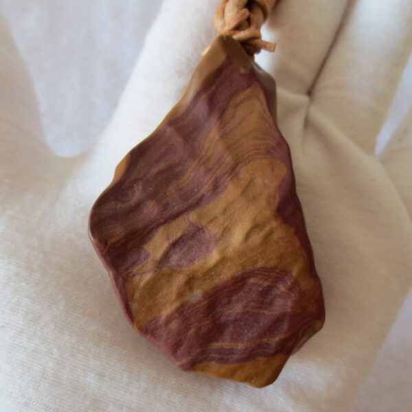 natural gobi agate pendant healing crystal jewelry (3438)