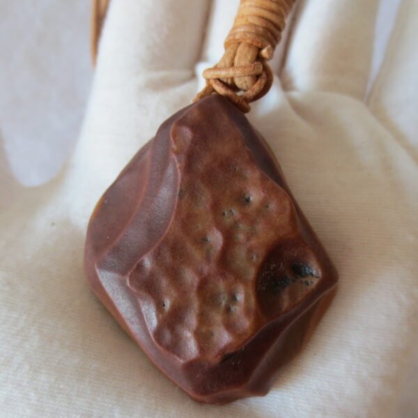 natural gobi agate pendant healing crystal jewelry (3439)
