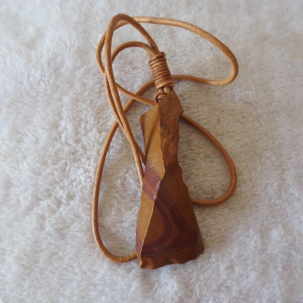 natural gobi agate pendant healing crystal jewelry (3440)