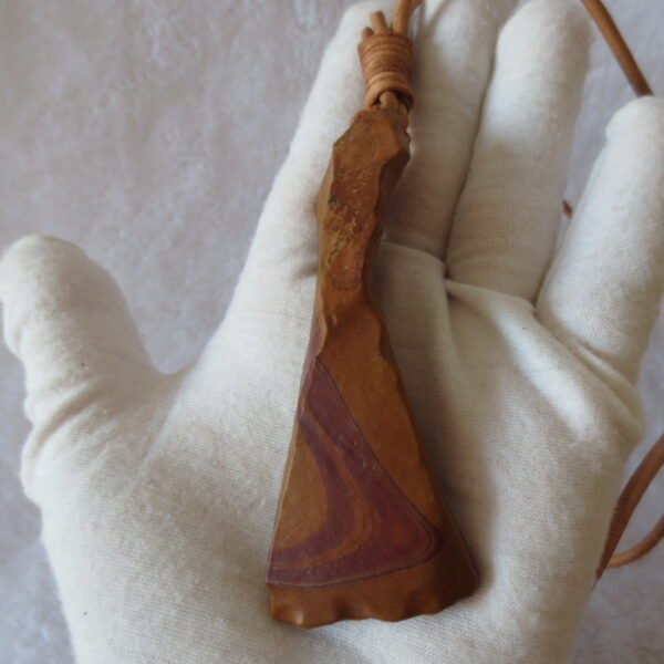 natural gobi agate pendant healing crystal jewelry (3440)
