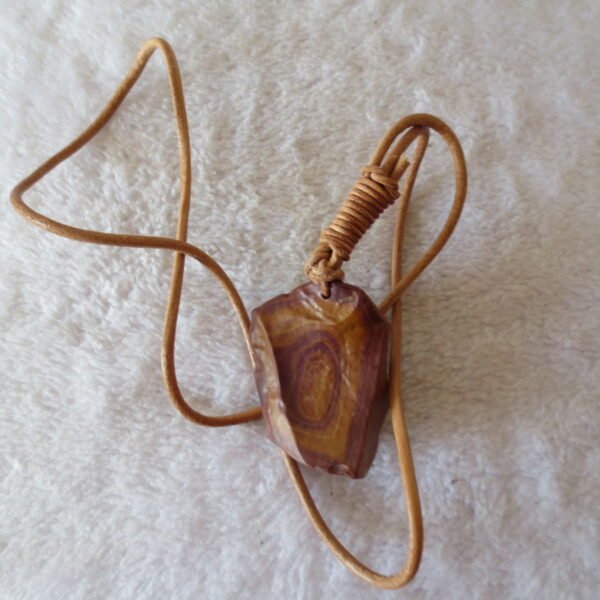natural gobi agate pendant healing crystal jewelry (3441)