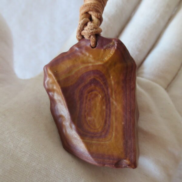 natural gobi agate pendant healing crystal jewelry (3441)