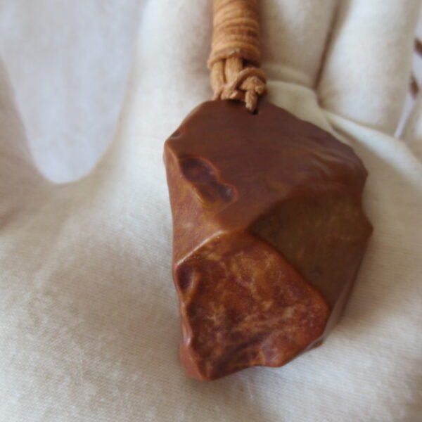 natural gobi agate pendant healing crystal jewelry (3441)