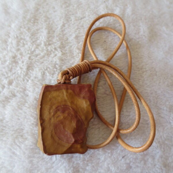 natural gobi agate pendant healing crystal jewelry (3443)