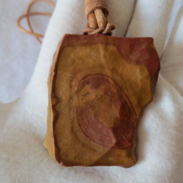 natural gobi agate pendant healing crystal jewelry (3443)