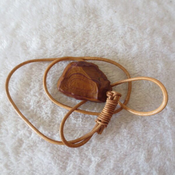 natural gobi agate pendant healing crystal jewelry (3445)