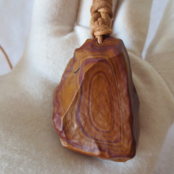 natural gobi agate pendant healing crystal jewelry (3445)
