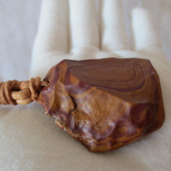 natural gobi agate pendant healing crystal jewelry (3445)