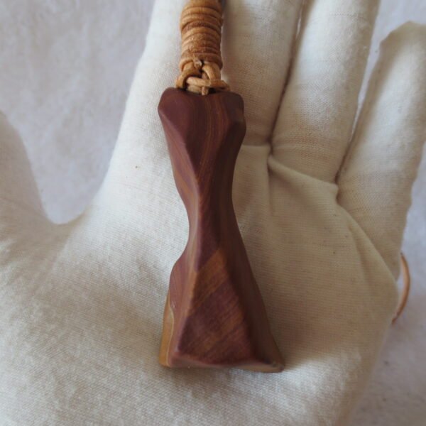 natural gobi agate pendant healing crystal jewelry (3450)
