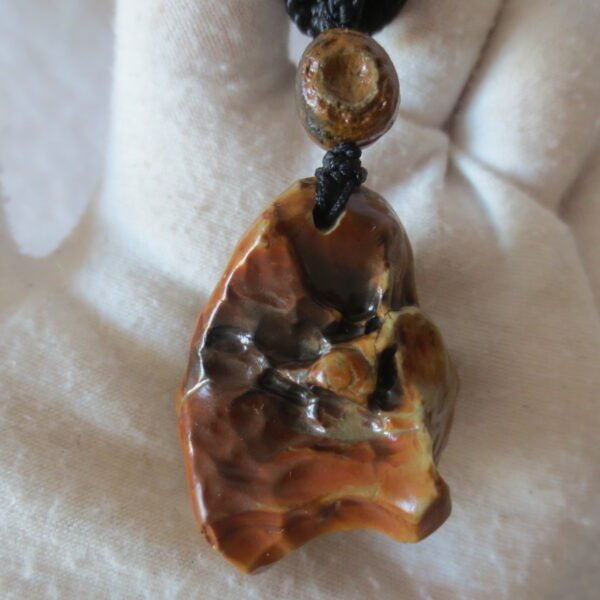 natural gobi agate pendant healing crystal jewelry (d148)