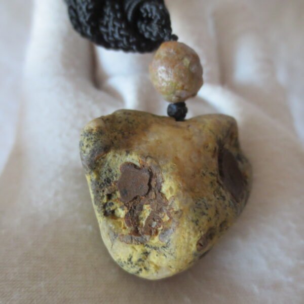 natural gobi agate pendant healing crystal jewelry (d149)