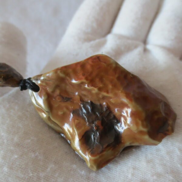 natural gobi agate pendant healing crystal jewelry (d151)