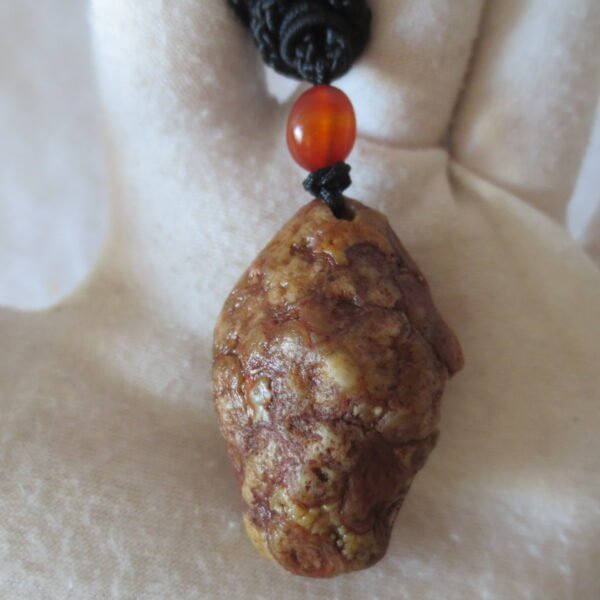 natural gobi agate pendant healing crystal jewelry (d156)