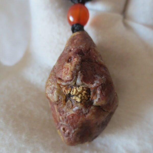 natural gobi agate pendant healing crystal jewelry (d156)