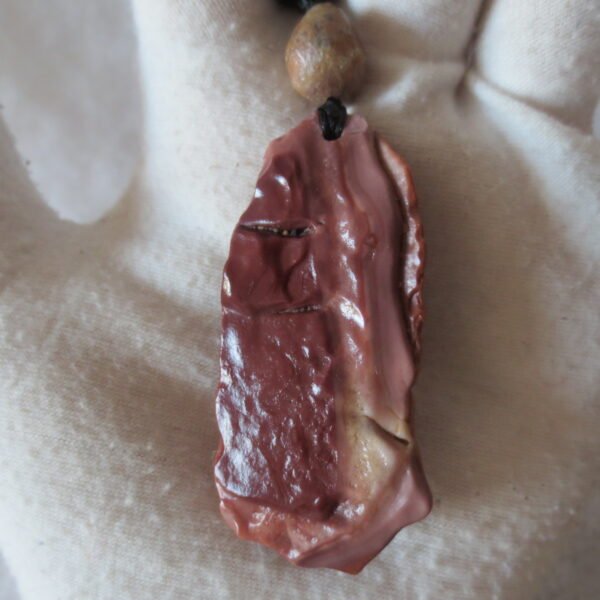 natural gobi agate pendant healing crystal jewelry (d160)
