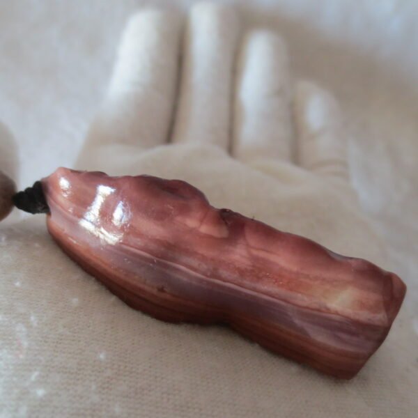natural gobi agate pendant healing crystal jewelry (d160)