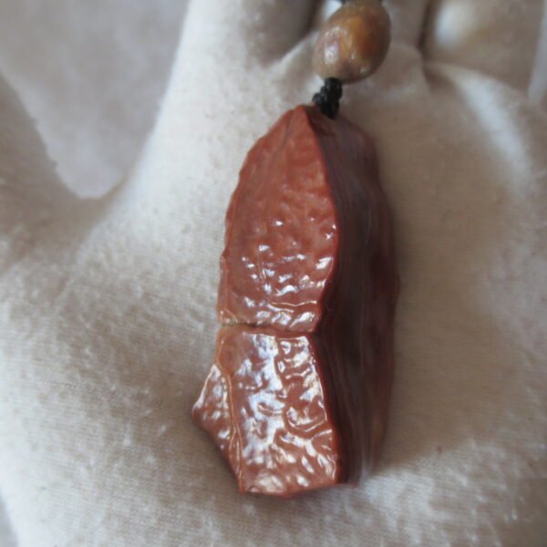 natural gobi agate pendant healing crystal jewelry (d160)