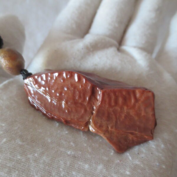 natural gobi agate pendant healing crystal jewelry (d160)