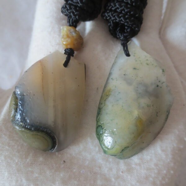 natural gobi agate pendant healing crystal jewelry (d176)