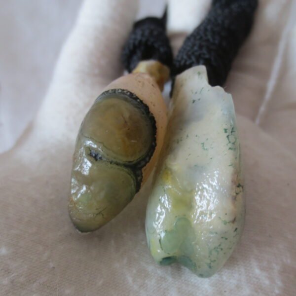 natural gobi agate pendant healing crystal jewelry (d176)