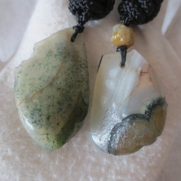 natural gobi agate pendant healing crystal jewelry (d176)