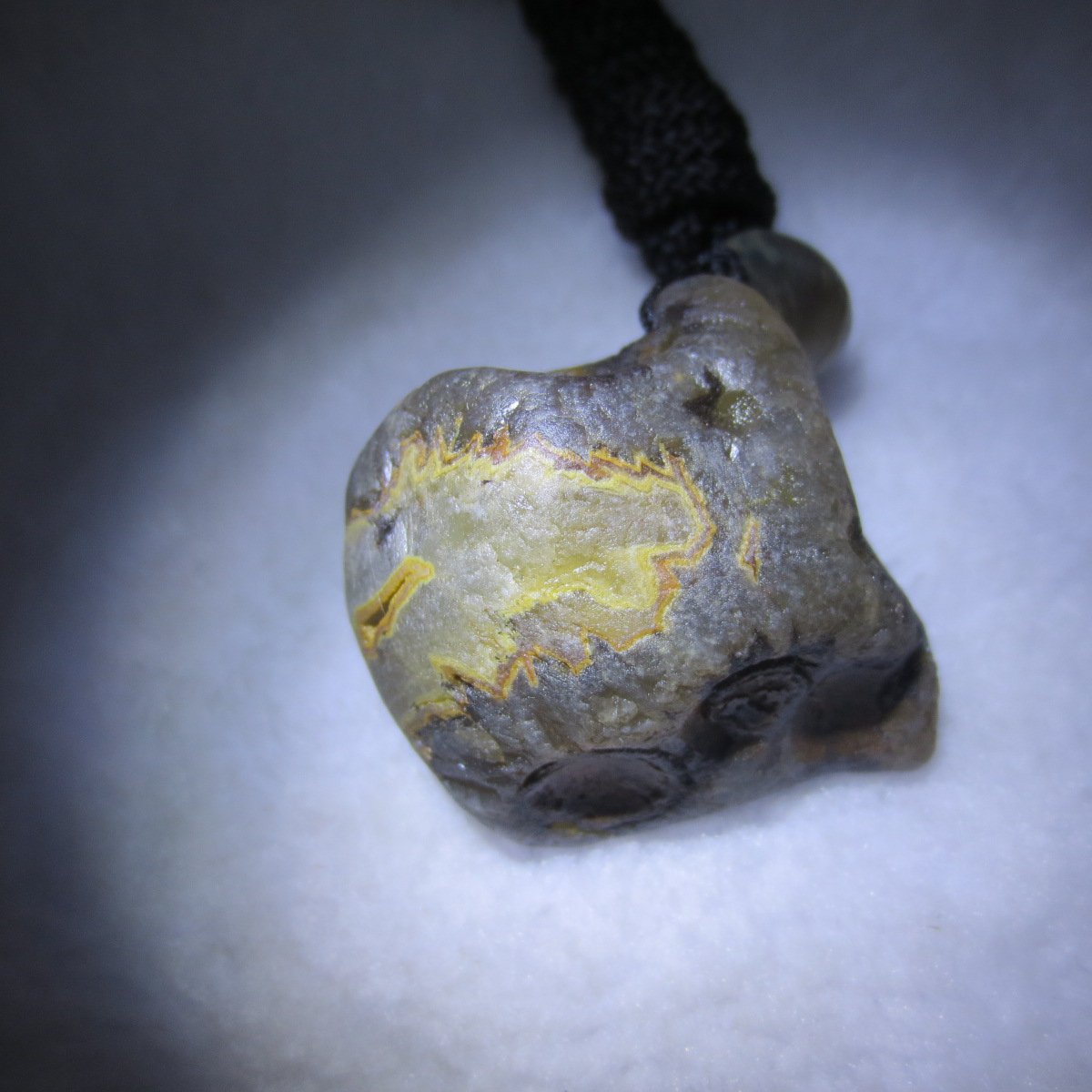 natural gobi agate pendant healing crystal jewelry (d05)