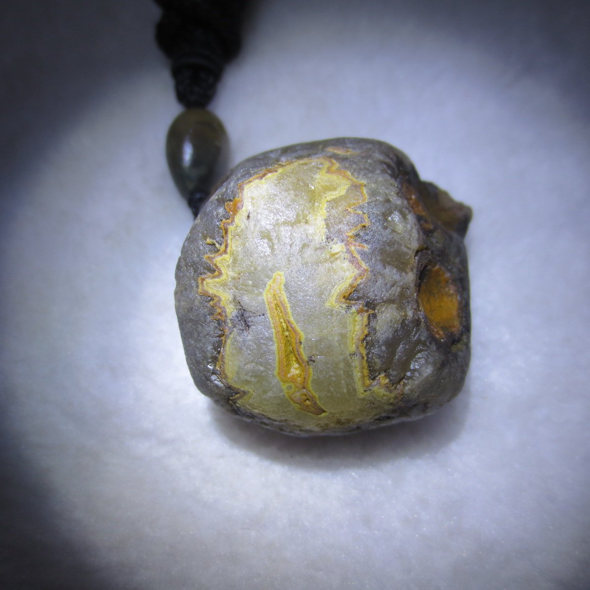 natural gobi agate pendant healing crystal jewelry (d05)
