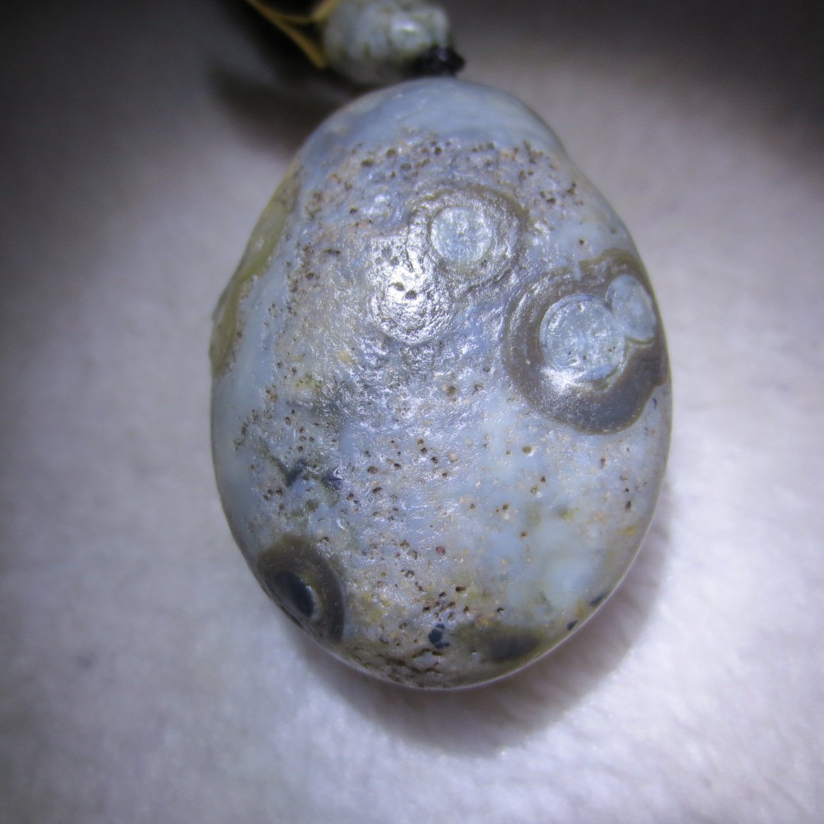 natural gobi agate pendant healing crystal jewelry (d18)