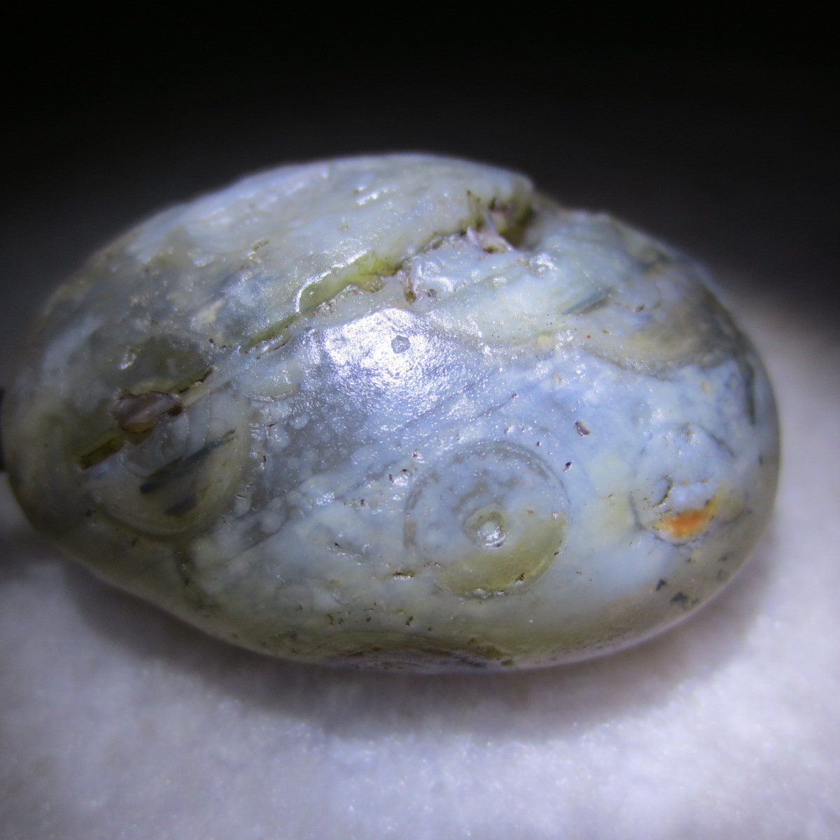 natural gobi agate pendant healing crystal jewelry (d18)