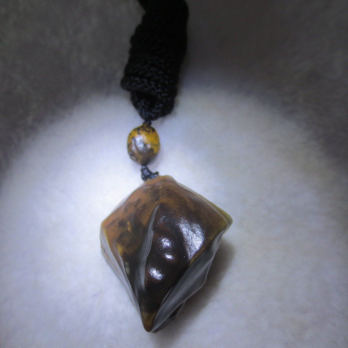 natural gobi agate pendant healing crystal jewelry (d122)